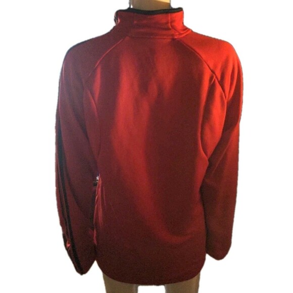 Adidas Original Men's Superstar Track Top Full Zip Jacket Red Size Large - Picture 3 of 3
